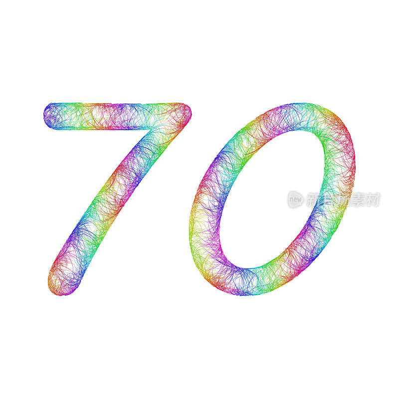 彩虹素描周年设计- 70号